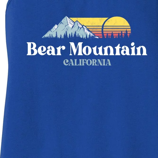 Bear Mountain California Ski Snowboard Hiking Cool Gift Women's Racerback Tank