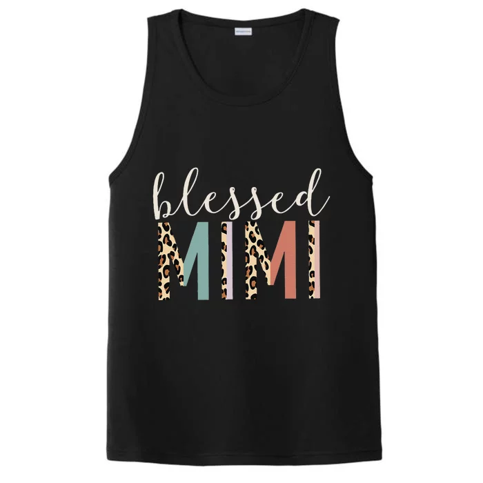 Blessed Mimi Cute Leopard Print Performance Tank