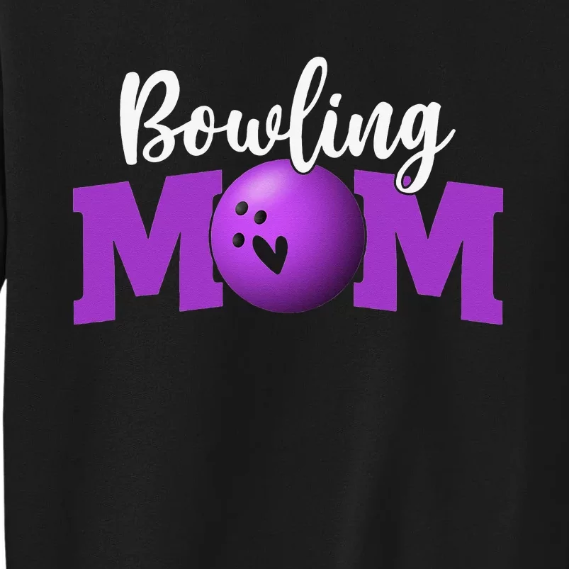 Bowling Mom Cute Letter Print Cute Mother's Day Sweatshirt