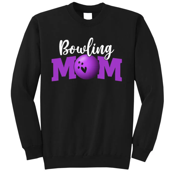 Bowling Mom Cute Letter Print Cute Mother's Day Sweatshirt