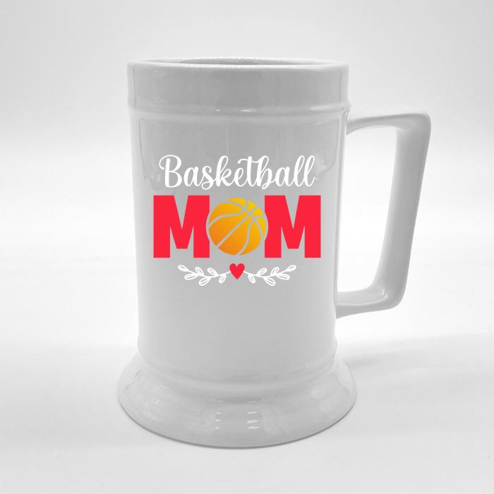 Basketball Mom Cute Gift Front & Back Beer Stein