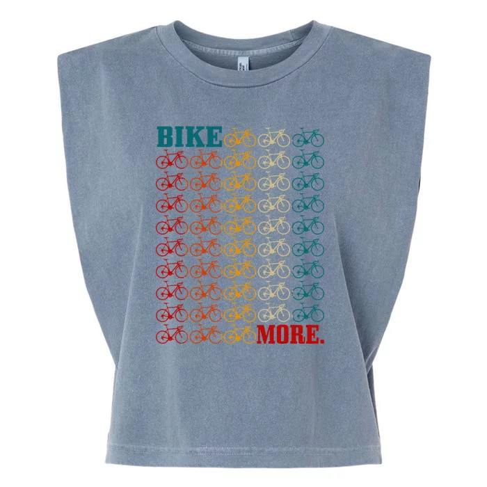 Bike More Cycling Road Bike Bicycle Mountain Bike Cyclist Garment-Dyed Women's Muscle Tee