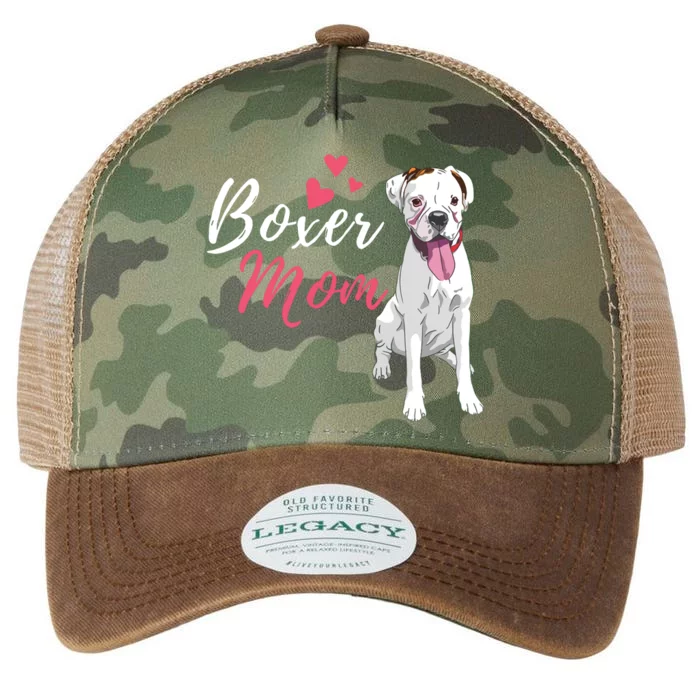 Boxer Mom Cute German Boxer Lover Dog Owner Legacy Tie Dye Trucker Hat