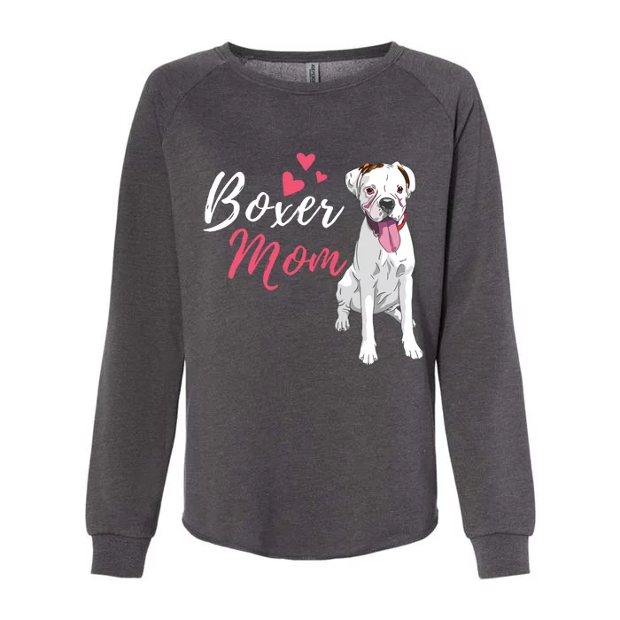 Boxer Mom Cute German Boxer Lover Dog Owner Womens California Wash Sweatshirt