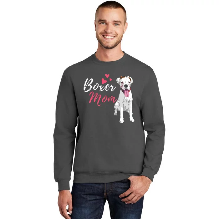 Boxer Mom Cute German Boxer Lover Dog Owner Tall Sweatshirt