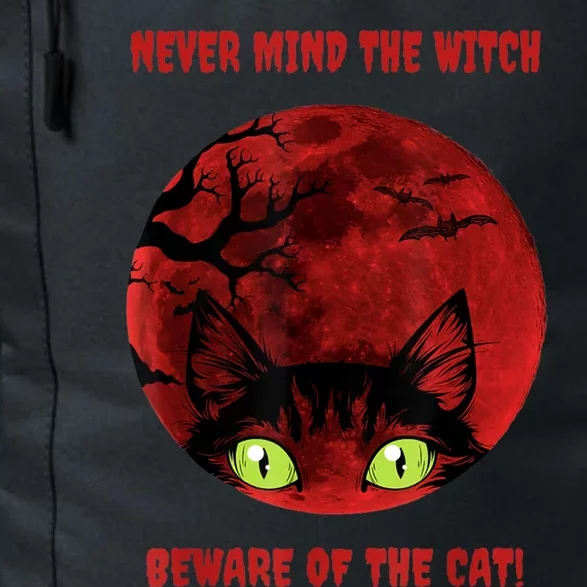 Blood Moon Cat Never Mind The Witch Gift Daily Commute Backpack