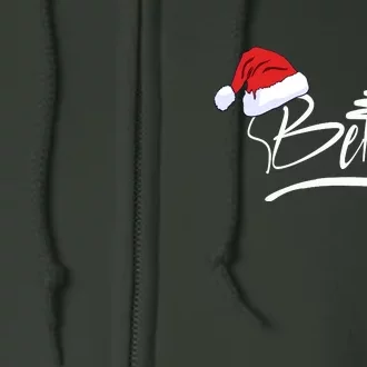 Believe | Merry Christmas Full Zip Hoodie