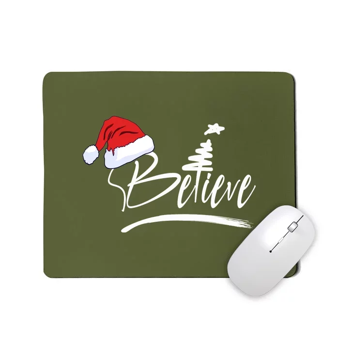 Believe | Merry Christmas Mousepad