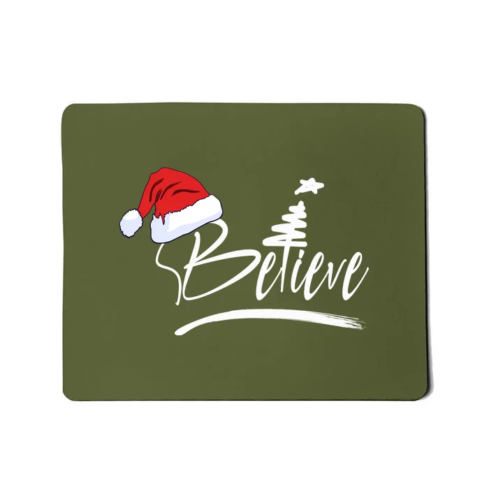 Believe | Merry Christmas Mousepad