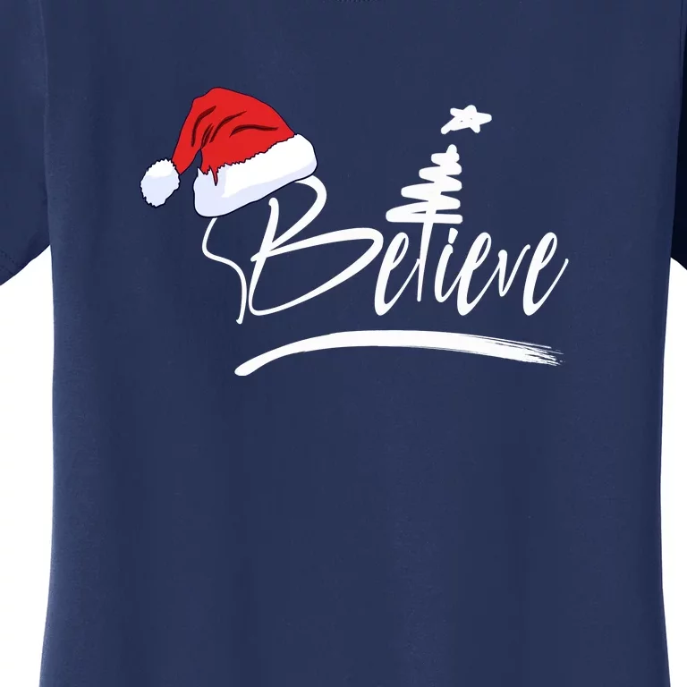 Believe | Merry Christmas Women's T-Shirt