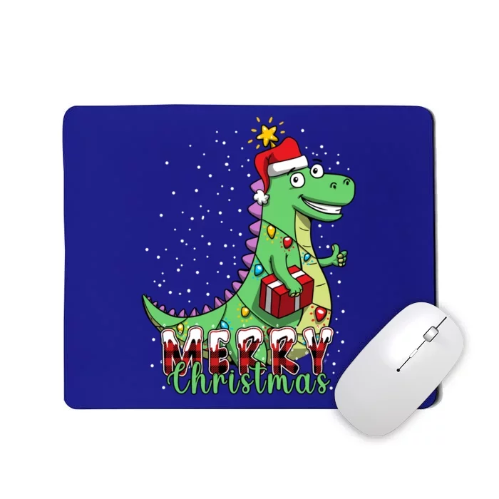 Boys Merry Christmas Tree Dinosaur Tmeaningful Giftrex Xmas Pajama Gift Mousepad