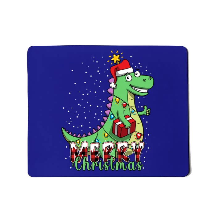 Boys Merry Christmas Tree Dinosaur Tmeaningful Giftrex Xmas Pajama Gift Mousepad