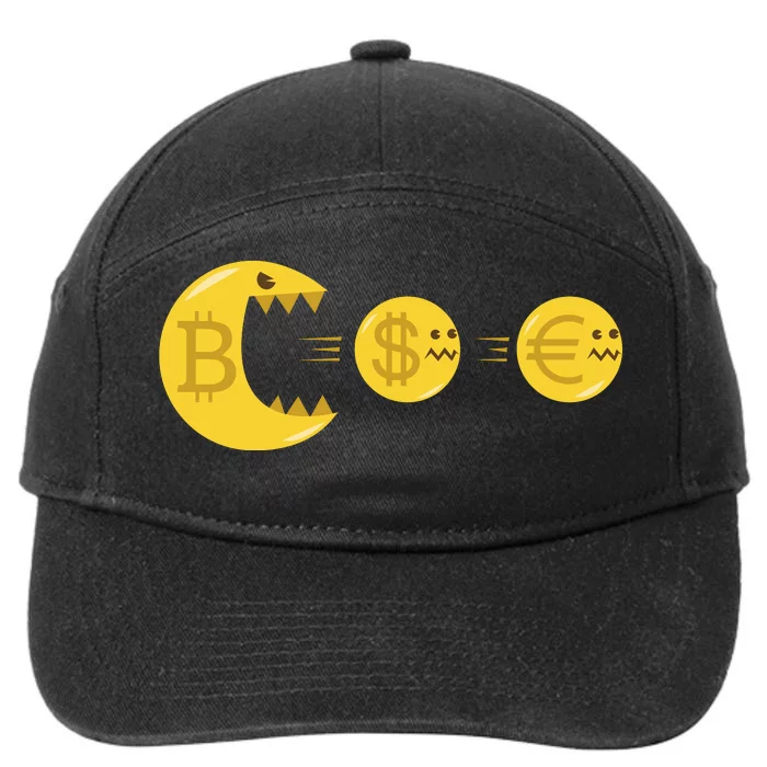 Bitcoin Monster Crypto 7-Panel Snapback Hat