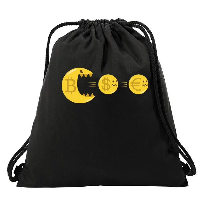 Bitcoin Monster Crypto Drawstring Bag