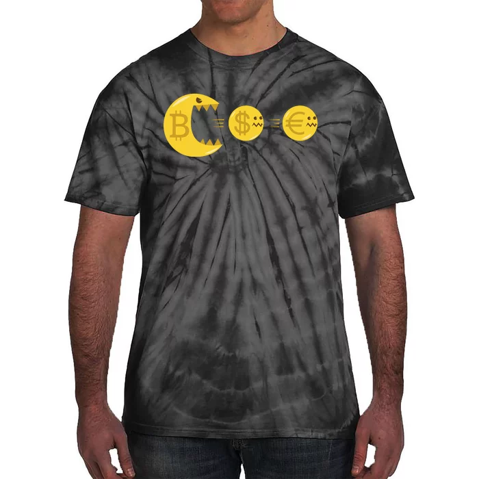 Bitcoin Monster Crypto Tie-Dye T-Shirt