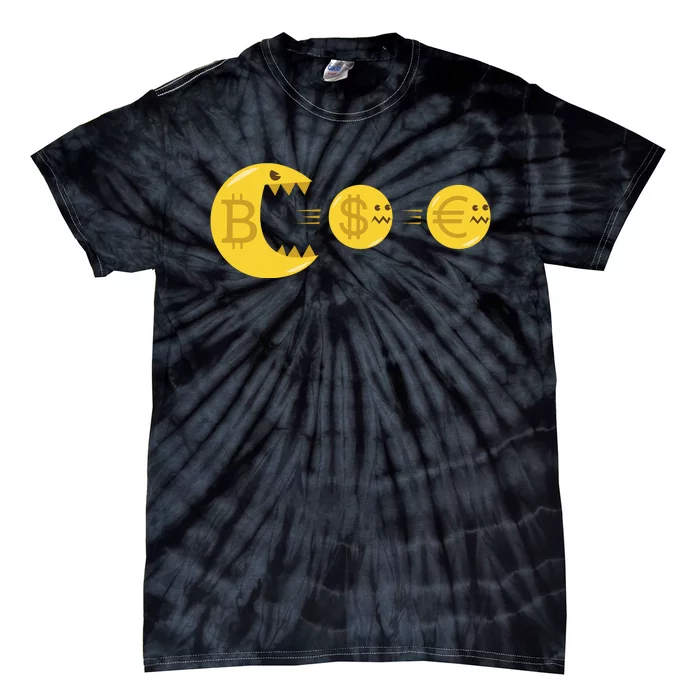 Bitcoin Monster Crypto Tie-Dye T-Shirt