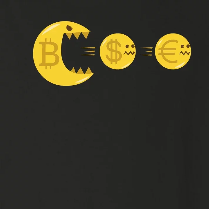 Bitcoin Monster Crypto Toddler Long Sleeve Shirt