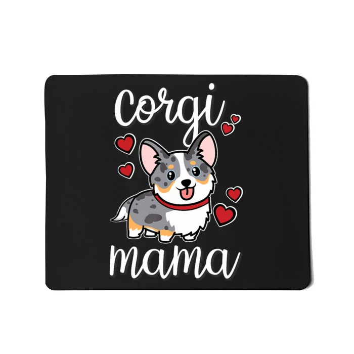 Blue Merle Corgi Mousepad