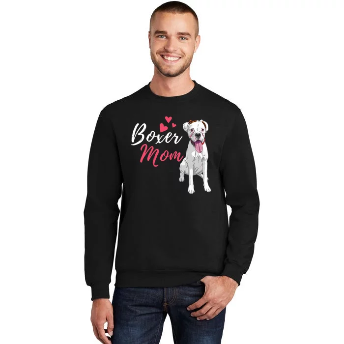 Boxer Mom Cute German Boxer Lover Dog Owner Tall Sweatshirt