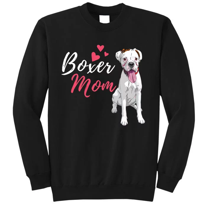 Boxer Mom Cute German Boxer Lover Dog Owner Tall Sweatshirt