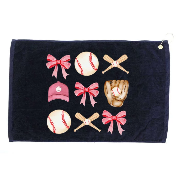 Baseball Mom Coquette Mothers Day Women Baseball Mama Grommeted Golf Towel