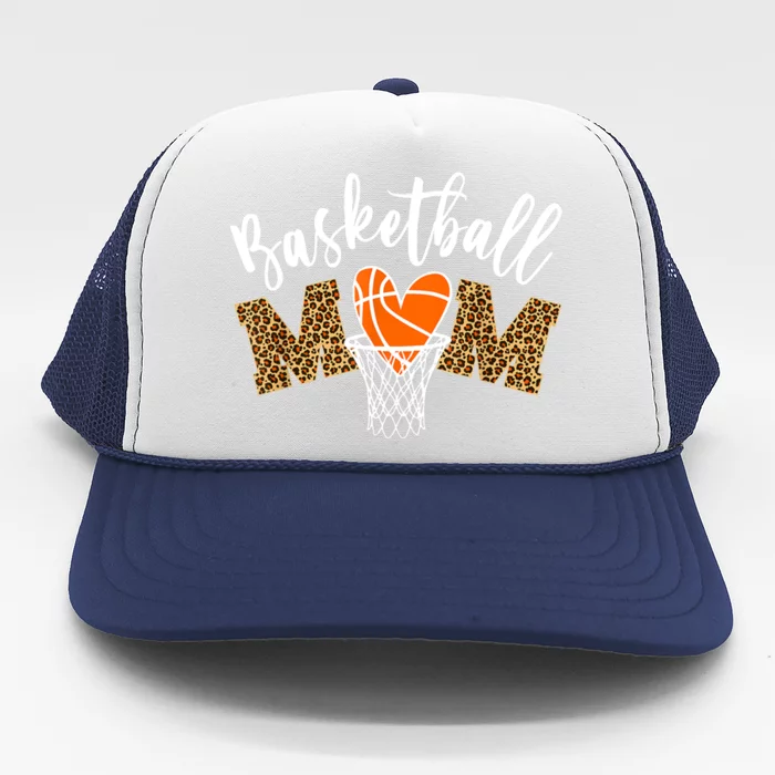 Basketball Mom Cute Novelty Distressed Cute Gift Trucker Hat