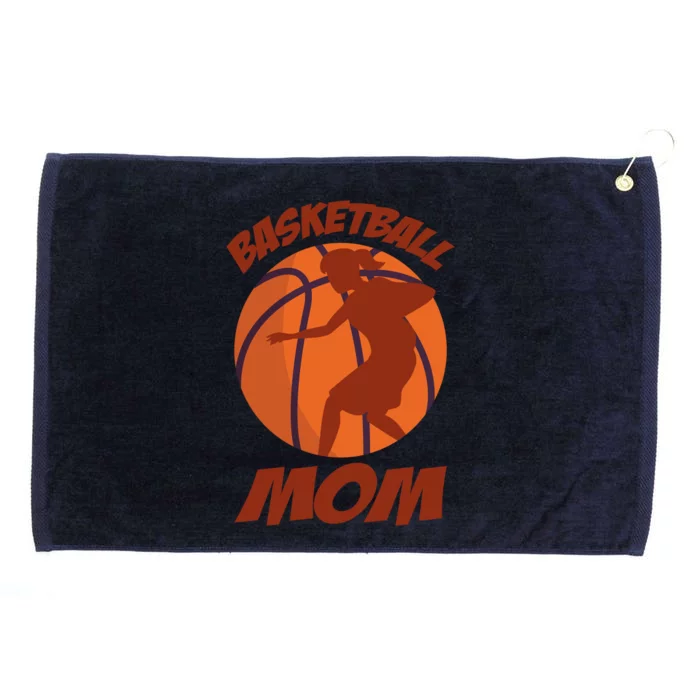 Basketball Mom Coach Wife Sports Lover Mother Baller Fan Meaningful Gift Grommeted Golf Towel