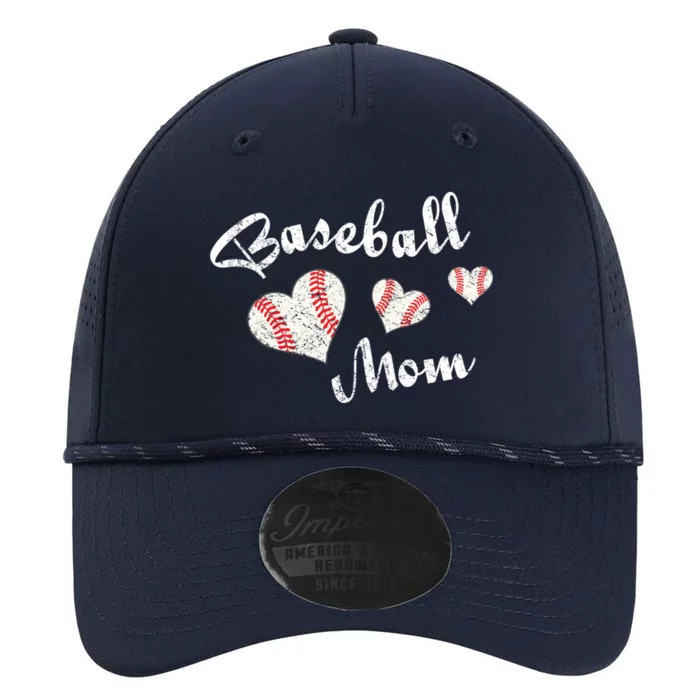 Baseball Mom | Cute Baseball Graphic Mom Hearts Performance The Dyno Cap