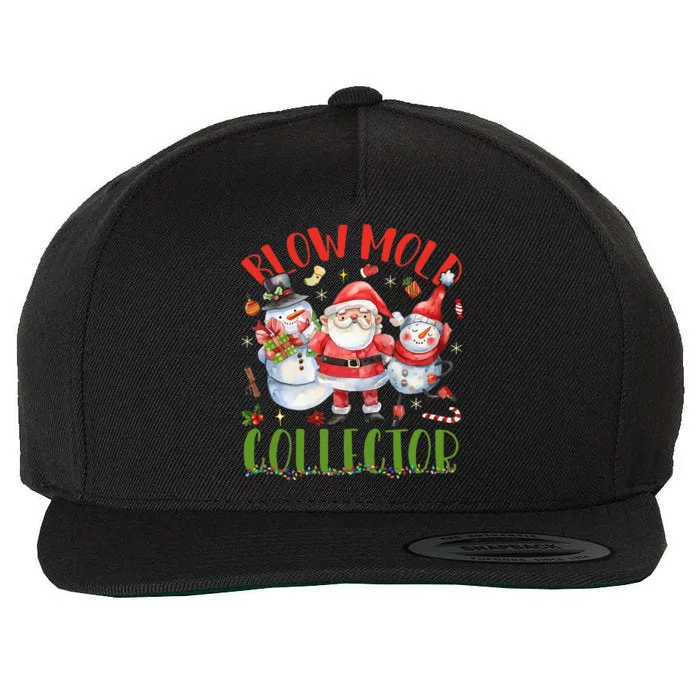 Blow Mold Collector Light It S Up Christmas Halloween Wool Snapback Cap