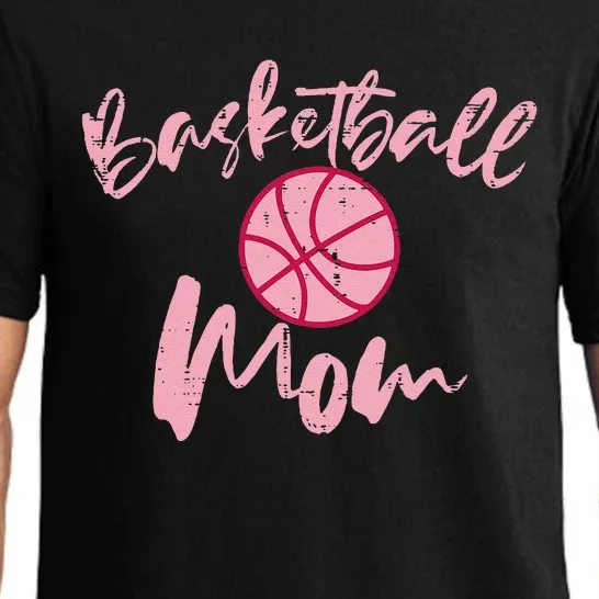 Basketball Mom Cute Mothers Day Sports Mama Mommy Women Pajama Set