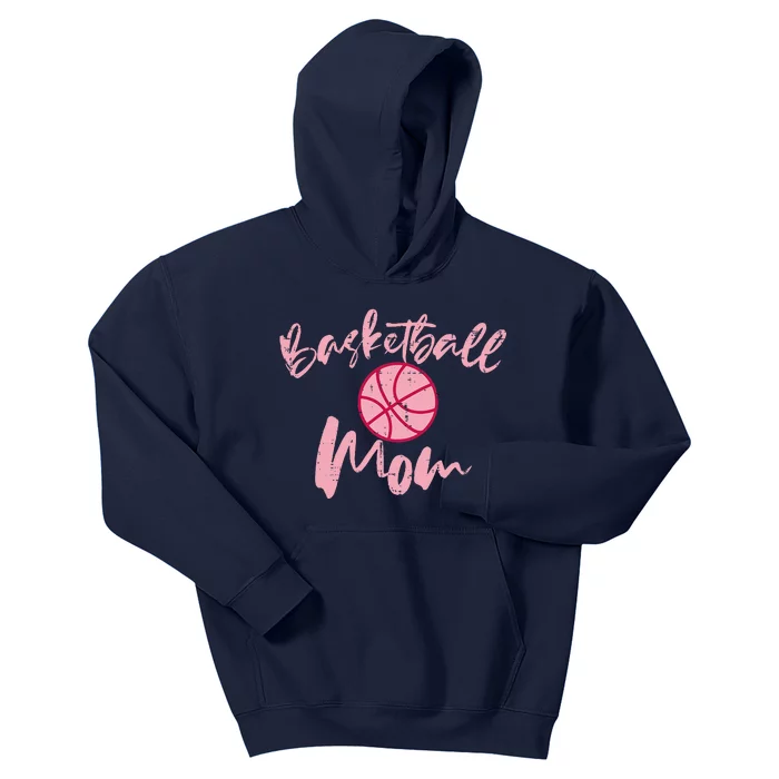 Basketball Mom Cute Mothers Day Sports Mama Mommy Women Kids Hoodie