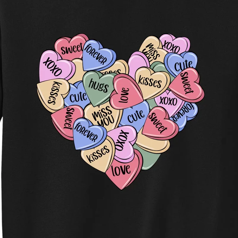 Be Mine Candy Heart Valentine Gift For Valentine Day Sweatshirt