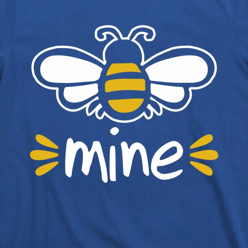 Bee Mine Cute Couples Pun Valentine's Day Gift T-Shirt