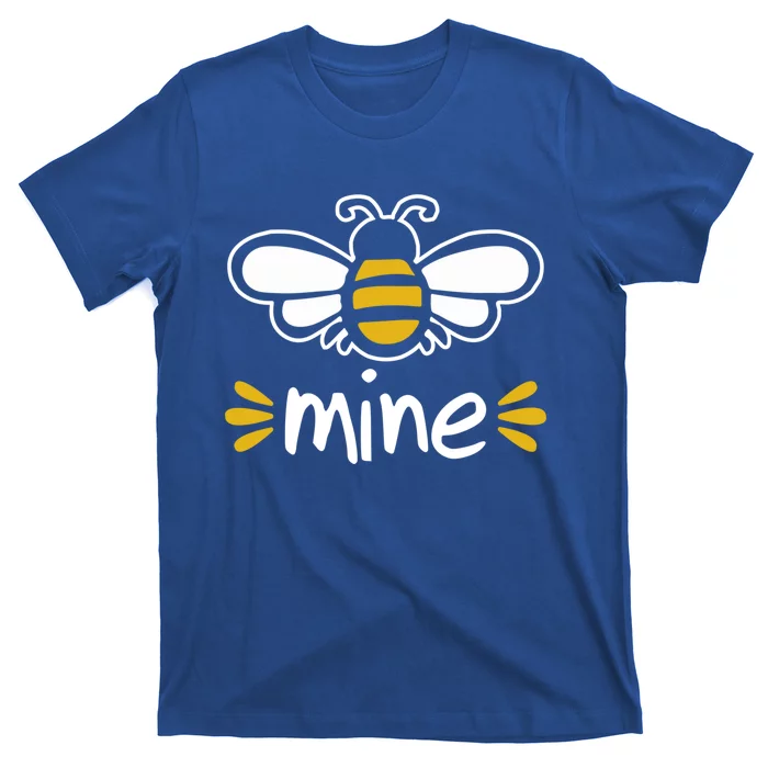 Bee Mine Cute Couples Pun Valentine's Day Gift T-Shirt