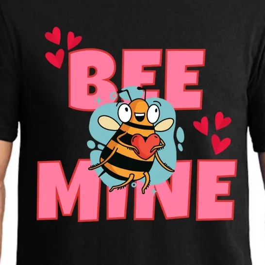 Bee Mine Cute Honeybee Valentine's Day Meaningful Gift Pajama Set