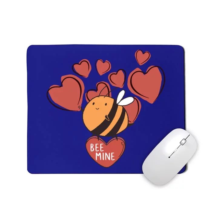 Bee Mine Cute Honeybee Valentine's Day Cool Gift Mousepad