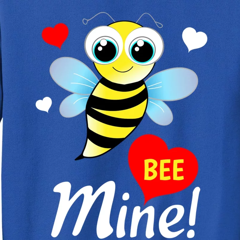 Bee Mine Cute Valentine's Day Pun Gift Teens Gift Sweatshirt