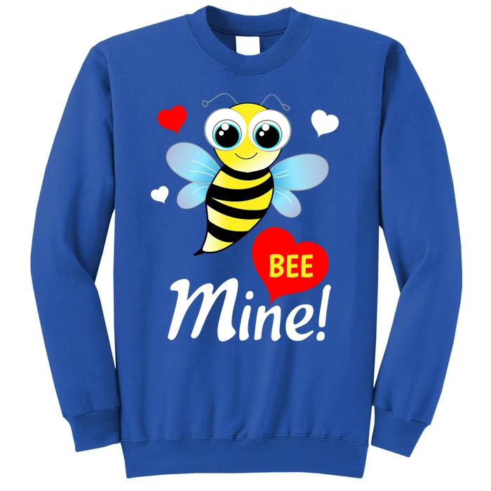 Bee Mine Cute Valentine's Day Pun Gift Teens Gift Sweatshirt