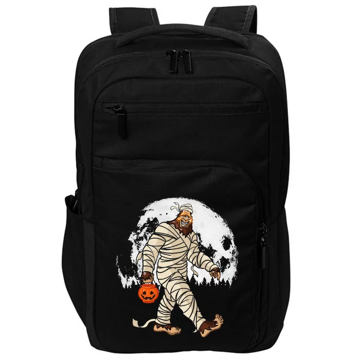 Bigfoot Mummy Costume Moon Halloween Funny Sasquatch DOTD Funny Impact Tech Backpack