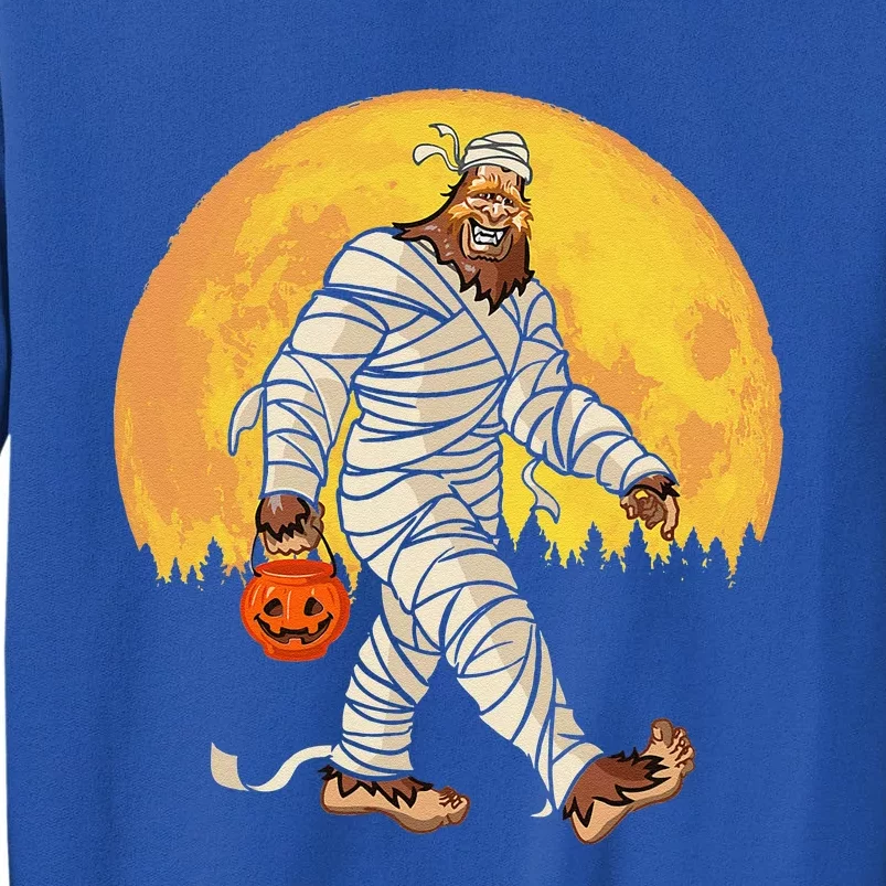 Bigfoot Mummy Costume Moon Halloween Funny Sasquatch DOTD Sweatshirt