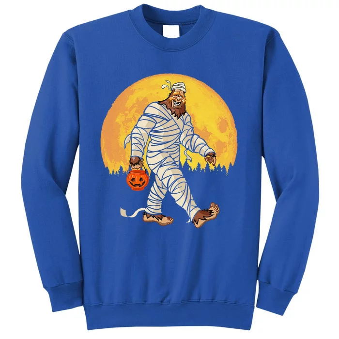 Bigfoot Mummy Costume Moon Halloween Funny Sasquatch DOTD Sweatshirt