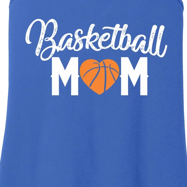 Basketball Mom Cute Funny Heart Mothers Gift Gift Ladies Essential Tank