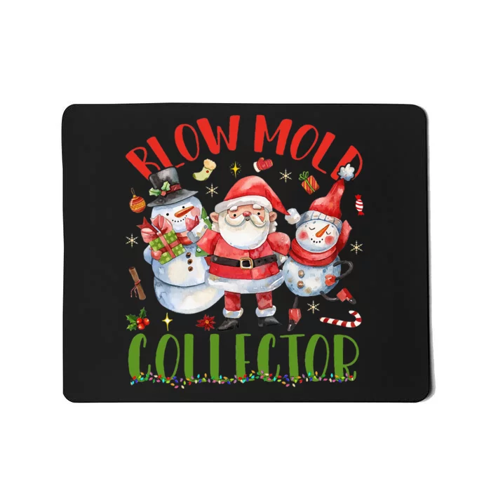 Blow Mold Collector Light It S Up Christmas Halloween Mousepad