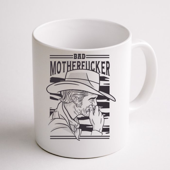 Bad Motherfucker Cowboy Front & Back Coffee Mug