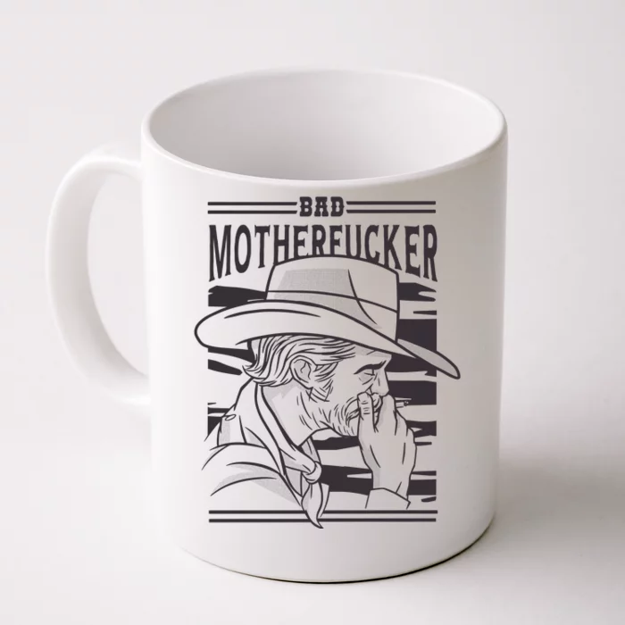 Bad Motherfucker Cowboy Front & Back Coffee Mug