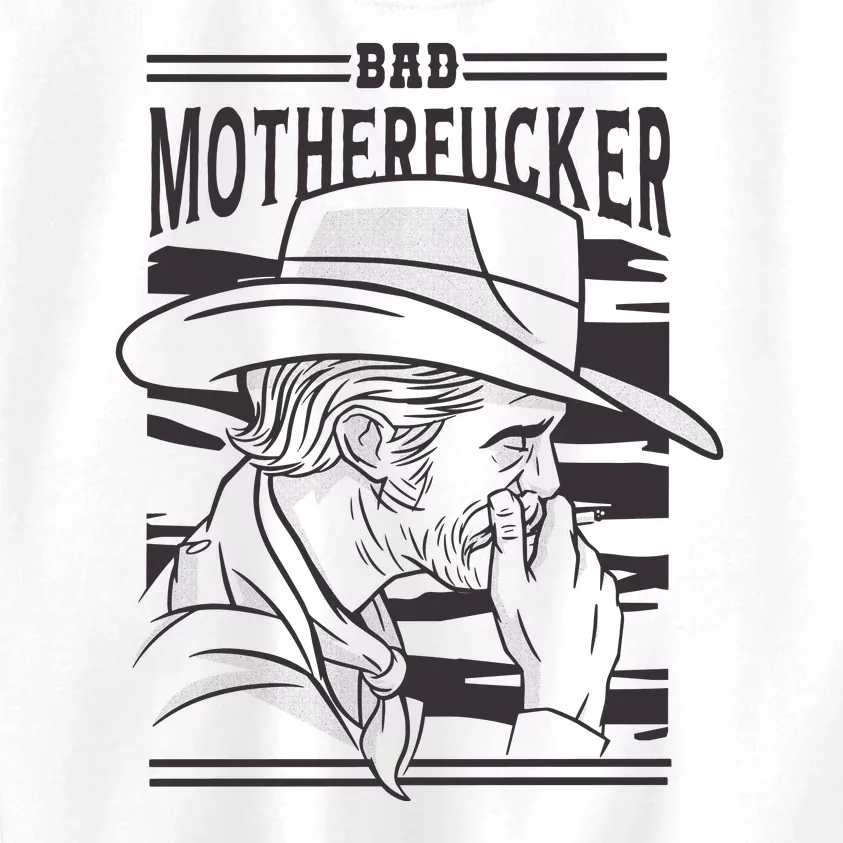 Bad Motherfucker Cowboy Kids Sweatshirt