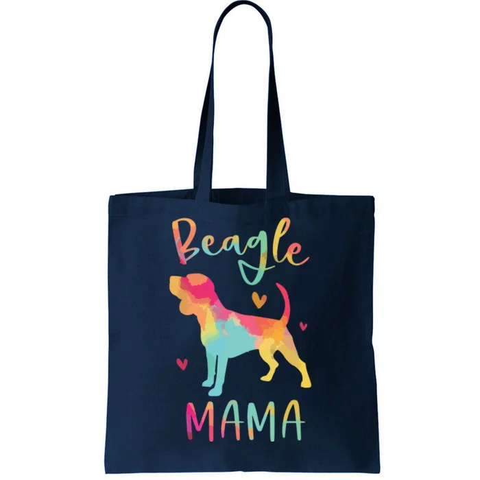 Beagle Mama Colorful Beagle Gifts Dog Mom Tote Bag