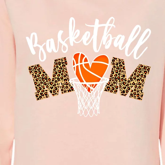 Basketball Mom Cute Novelty Distressed Gift Womens California Wash Sweatshirt