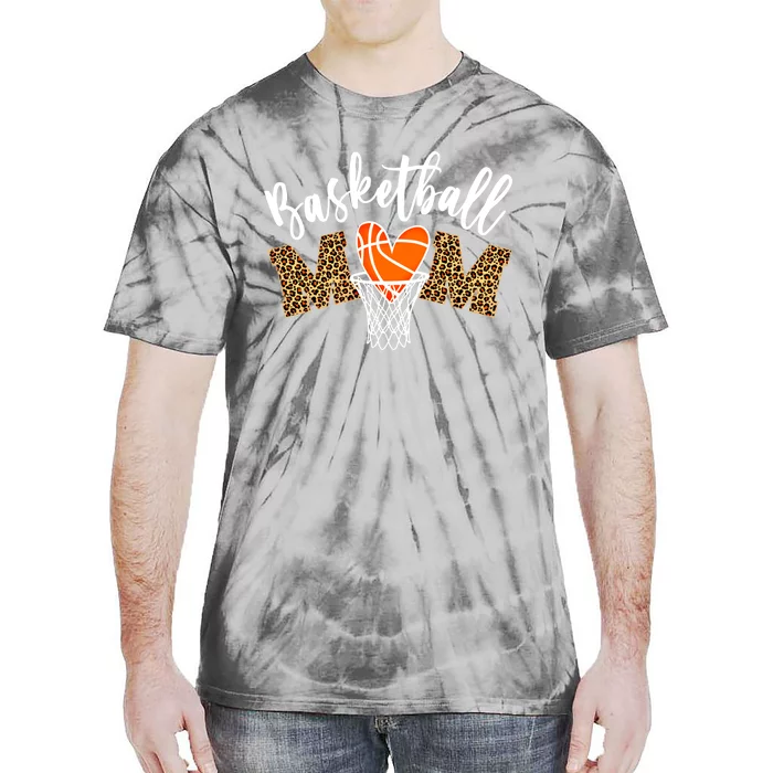 Basketball Mom Cute Novelty Distressed Gift Tie-Dye T-Shirt