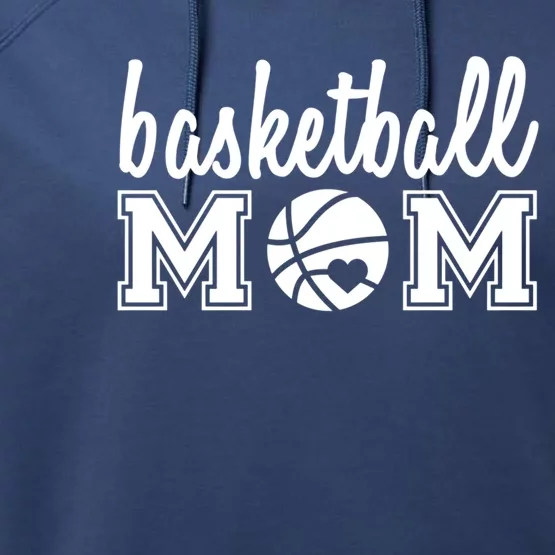 Basketball Mom Cute Top Gift Performance Fleece Hoodie